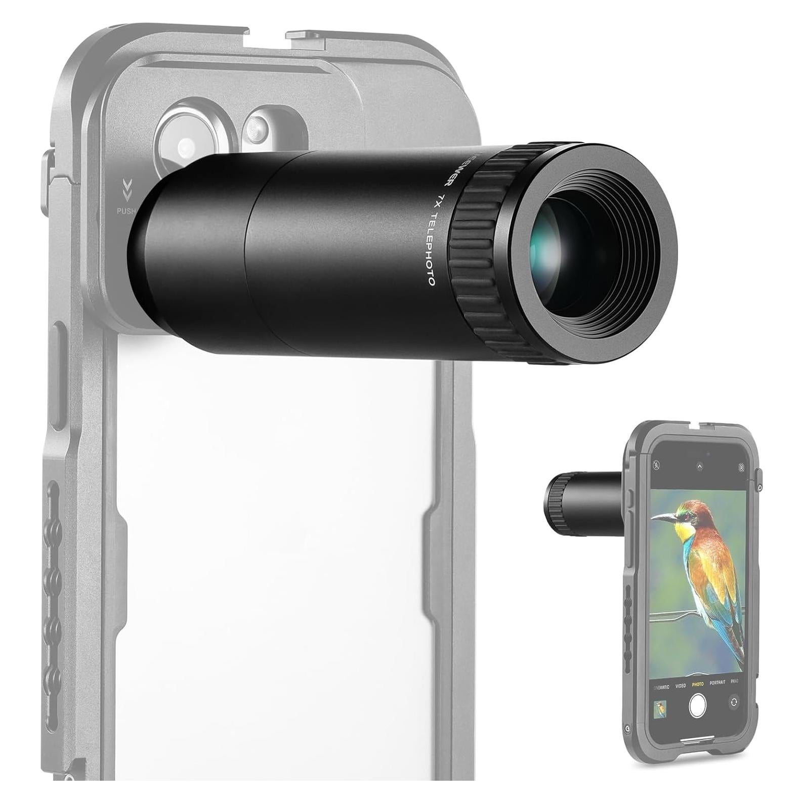 Lente Telefoto NEEWER 7X para Teléfono 17mm LS-36