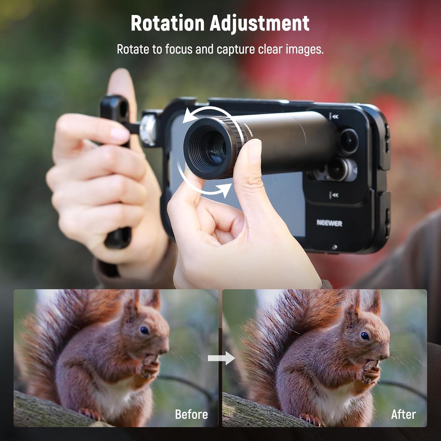 Lente Telefoto NEEWER 7X para Teléfono 17mm LS-36