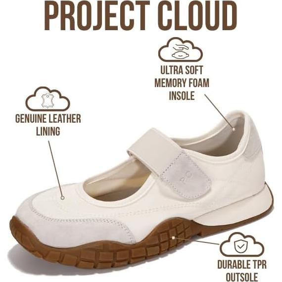 Zapatos Mary Jane Mujer Project Cloud Donna - Antideslizantes