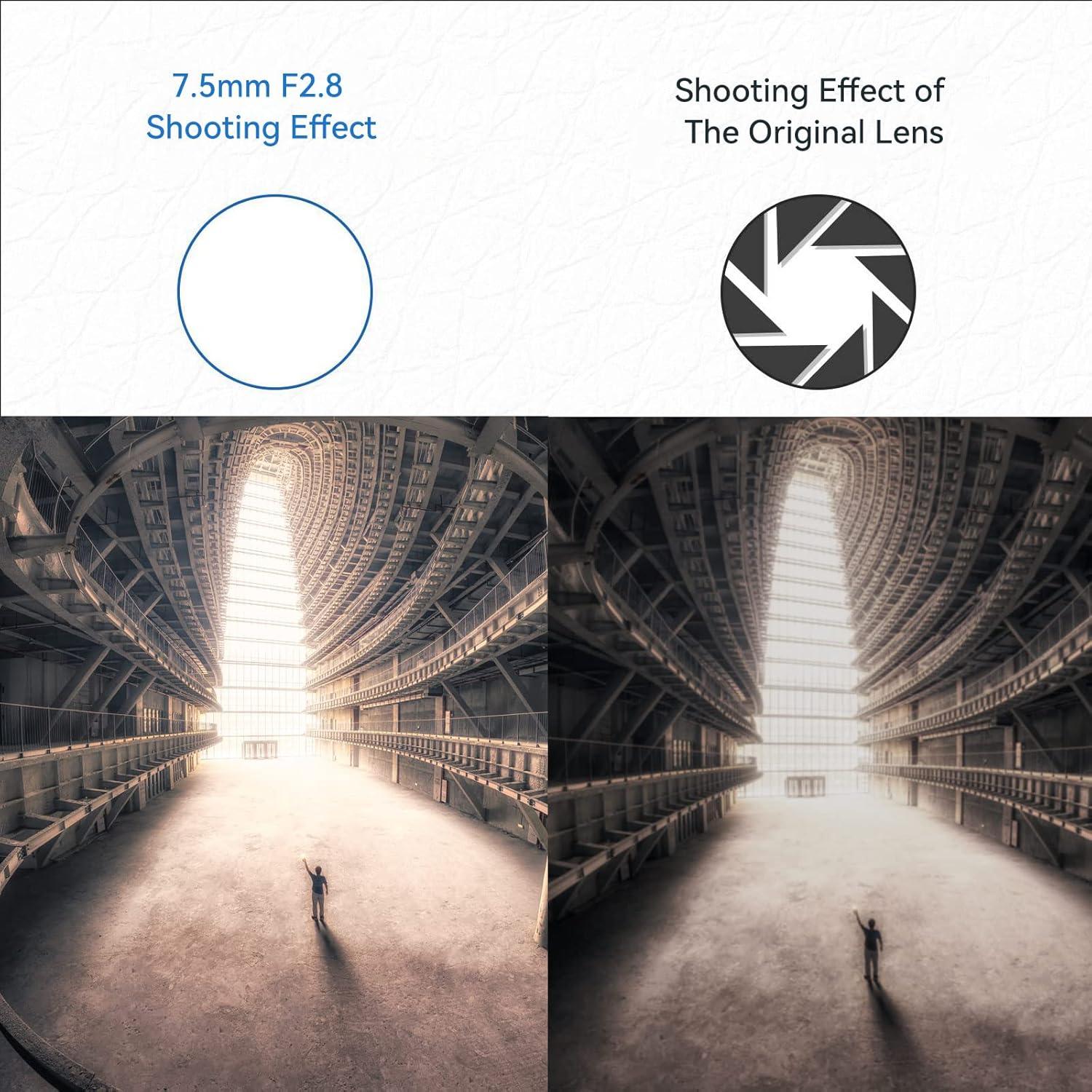 7.5mm F2.8 III Ultra Wide Angle Fisheye Lens for Canon RF-S Mount Mirrorless Cameras, Manual Focus Prime APS-C Lens Fit for RF R5 R6 R7 R10 R50 R100