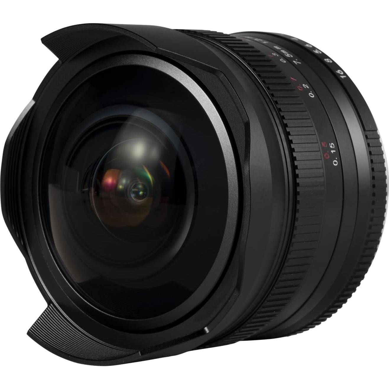 7.5mm F2.8 III Ultra Wide Angle Fisheye Lens for Canon RF-S Mount Mirrorless Cameras, Manual Focus Prime APS-C Lens Fit for RF R5 R6 R7 R10 R50 R100