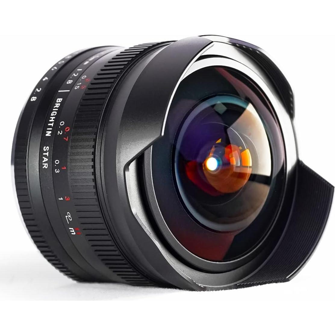 7.5mm F2.8 III Ultra Wide Angle Fisheye Lens for Canon RF-S Mount Mirrorless Cameras, Manual Focus Prime APS-C Lens Fit for RF R5 R6 R7 R10 R50 R100