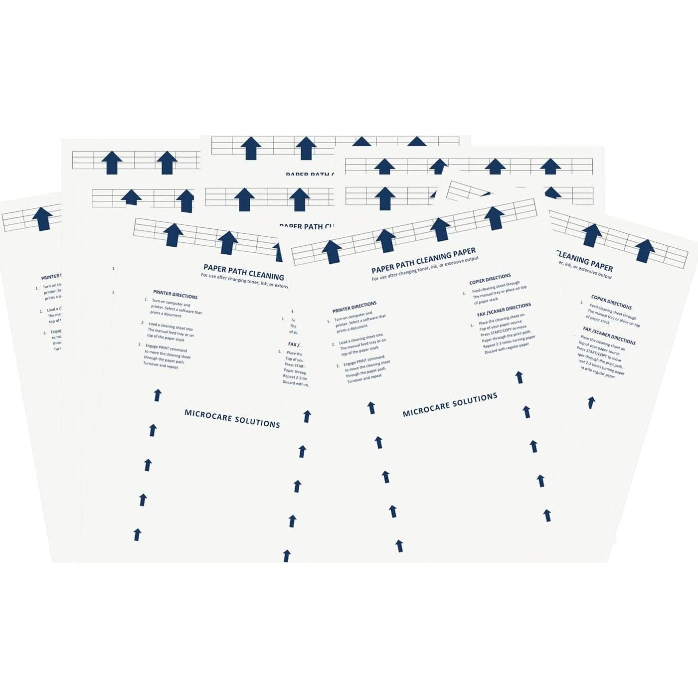 Laser & Inkjet Printer Cleaning Sheet (8.5 x 11) 10 Sheets