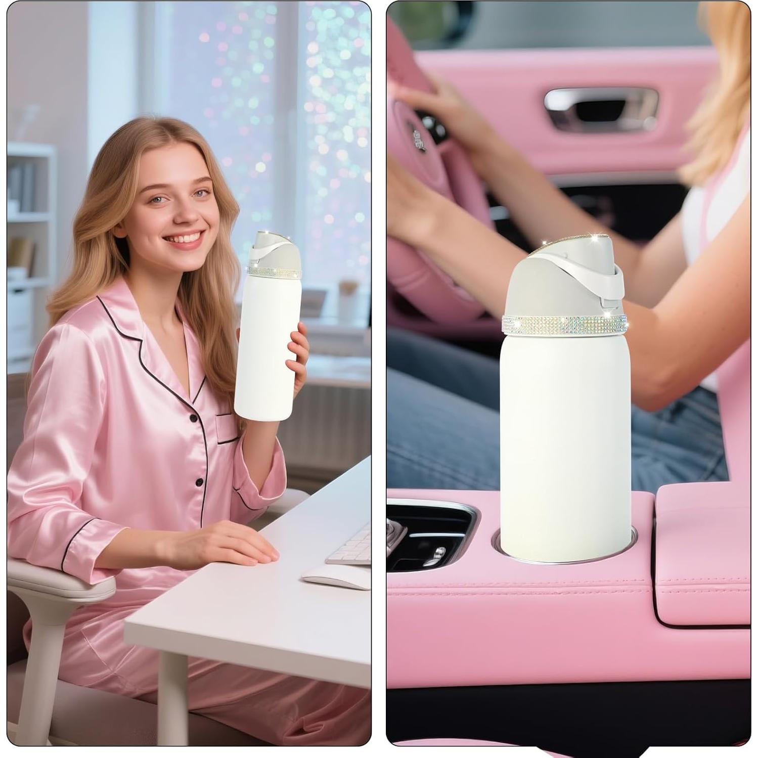 Encantos Decorativos XZESH para Botellas Owala 16-40oz Brillantes