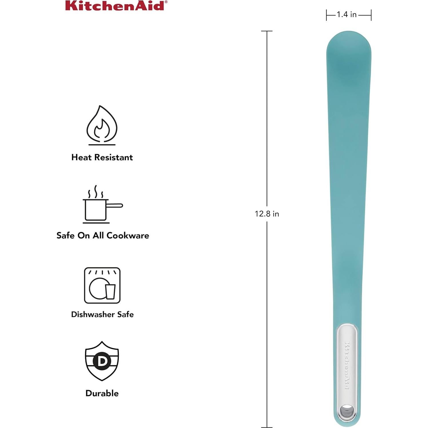 Espátula de Licuadora KitchenAid 32.4 cm Aqua Sky Silicona