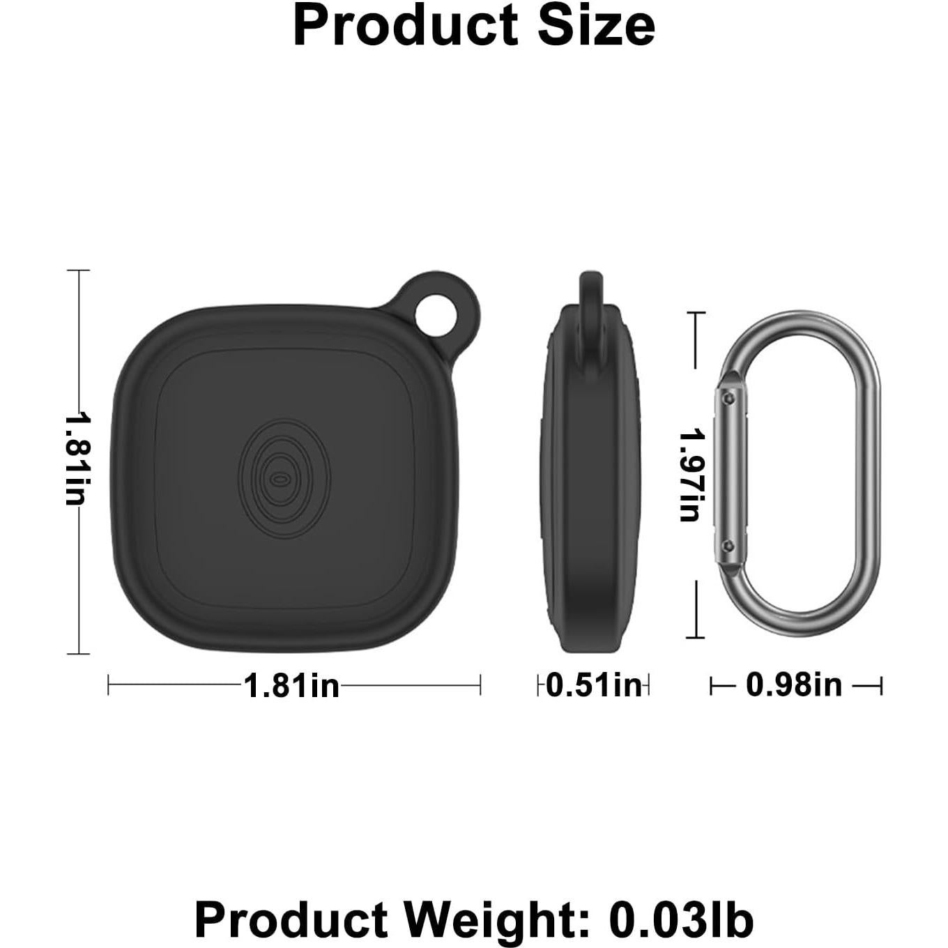 Funda Impermeable para Tile Mate 2024 - Silicona Suave 4 Pack