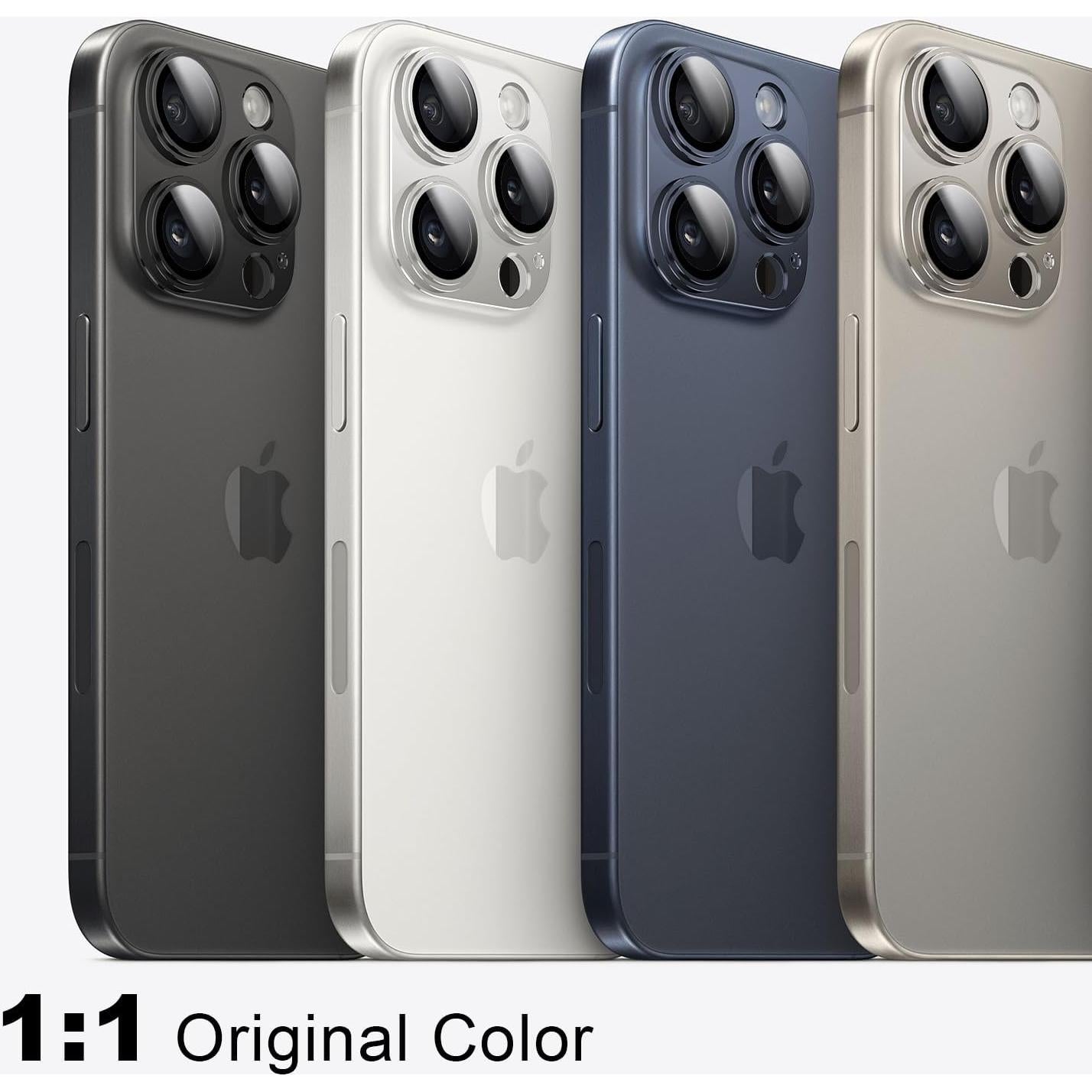 Protector de Lente de Cámara KISMER para iPhone 13 Pro Max - 2 Paquetes