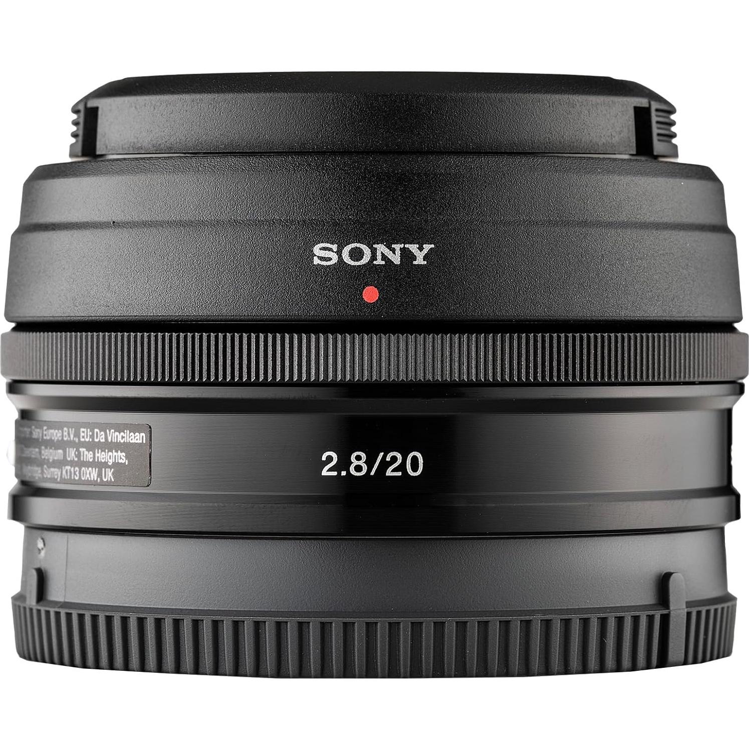 Lente Pancake Sony E 20mm f/2.8 + Mochila + Tarjeta 64GB