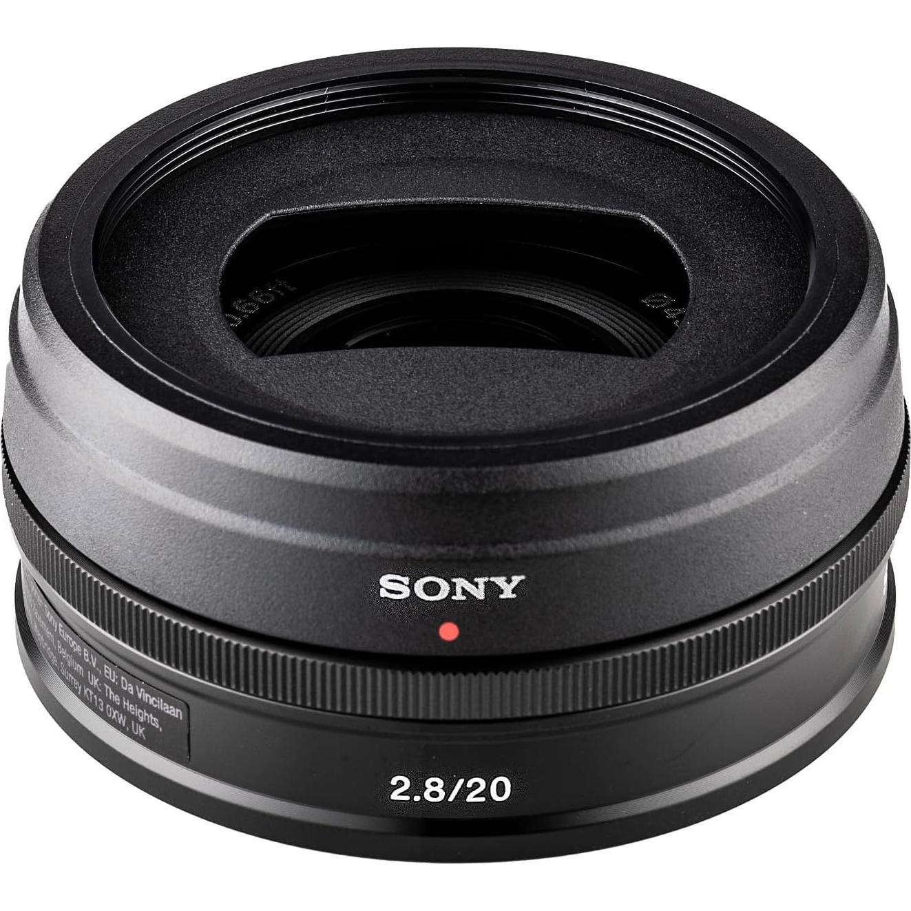 Lente Pancake Sony E 20mm f/2.8 + Mochila + Tarjeta 64GB