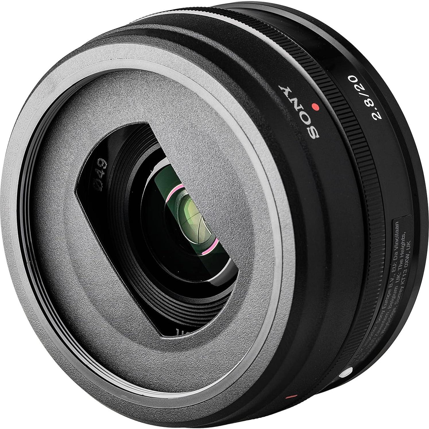 Lente Pancake Sony E 20mm f/2.8 + Mochila + Tarjeta 64GB