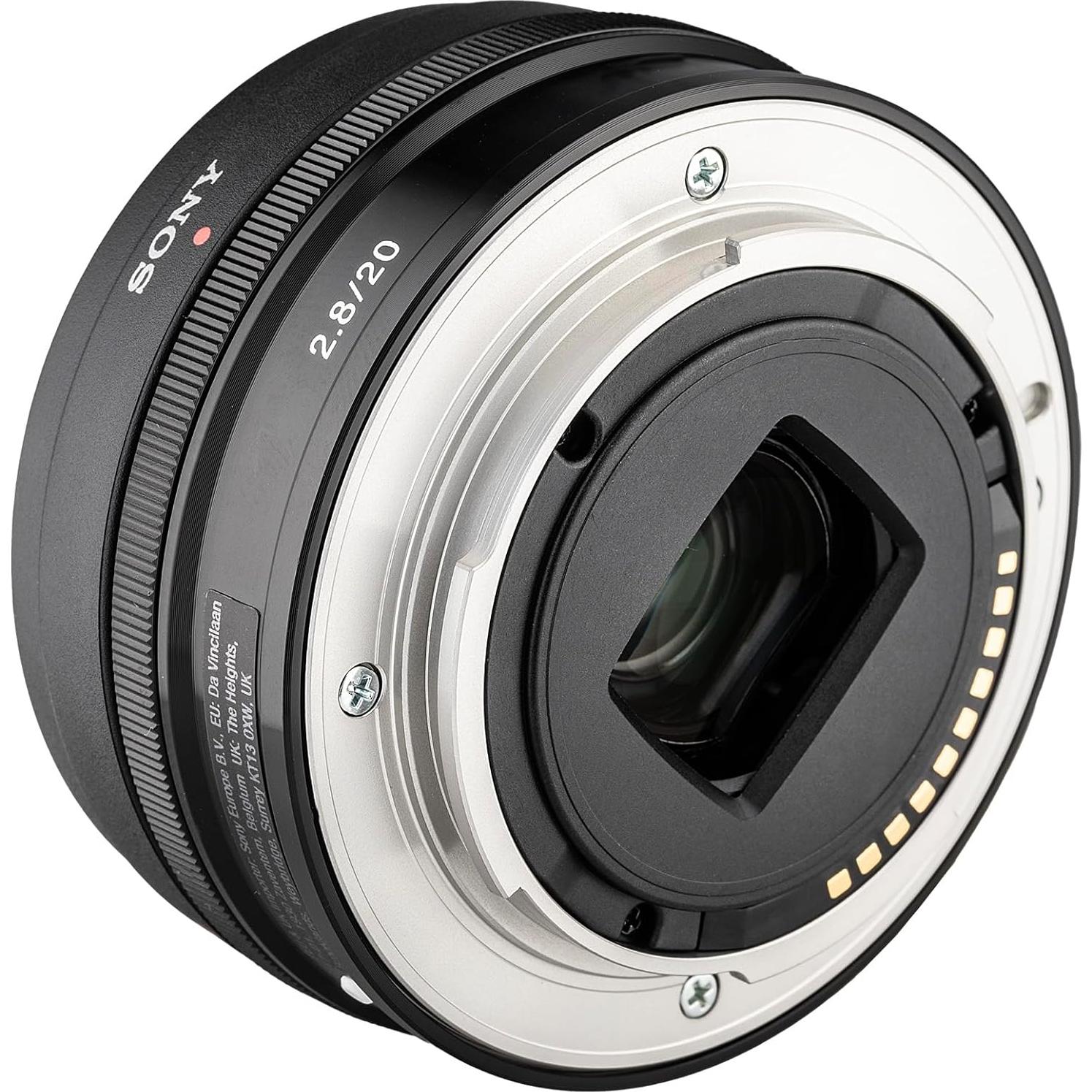 Lente Pancake Sony E 20mm f/2.8 + Mochila + Tarjeta 64GB