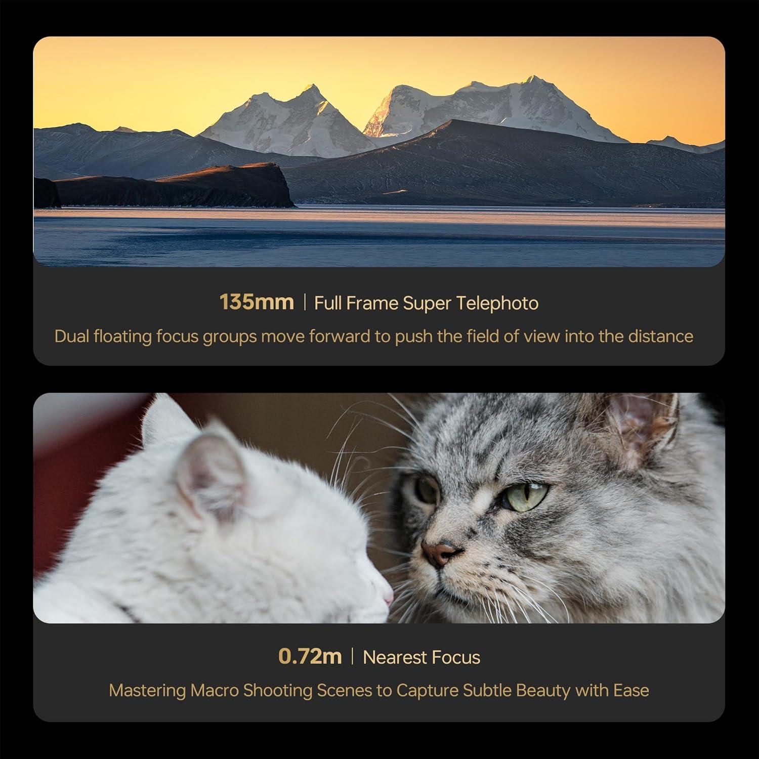 Lente Viltrox 135mm f/1.8 LAB Z para cámaras Nikon Z