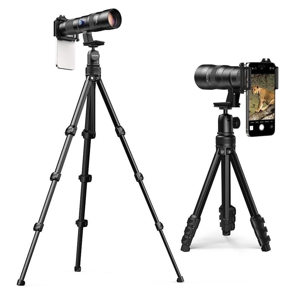 Lente Telefoto Zoom MIAO LAB 20-60X para Smartphone con Trípode
