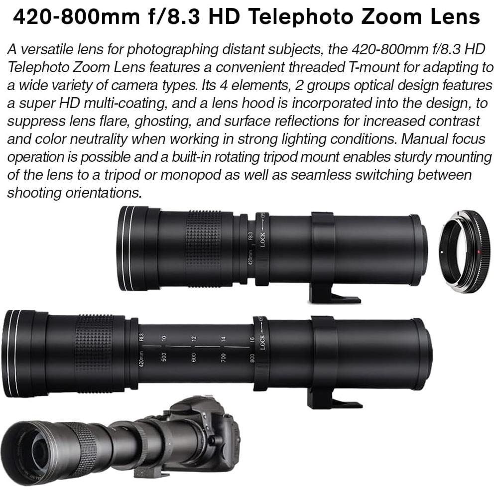 Cámara DSLR Canon EOS 850D 24.1MP + Lentes 18-55mm y 75-300mm