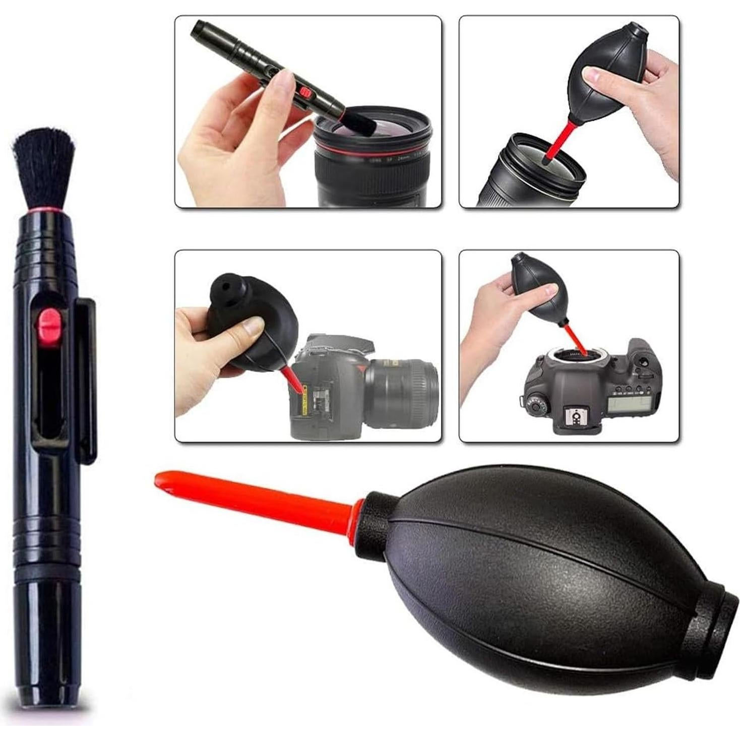 Paquete de Accesorios 49mm para Canon EOS R50 R100 R10 - 28 Piezas