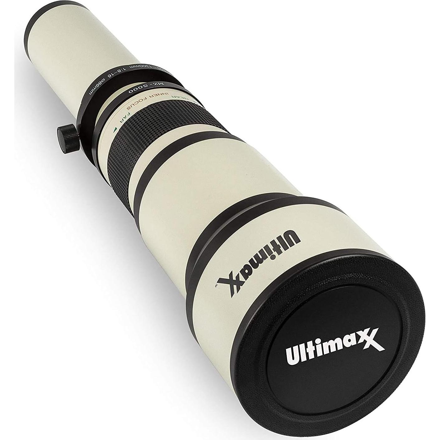 Lente Telefoto Ultimaxx 650-1300mm para Canon DSLR