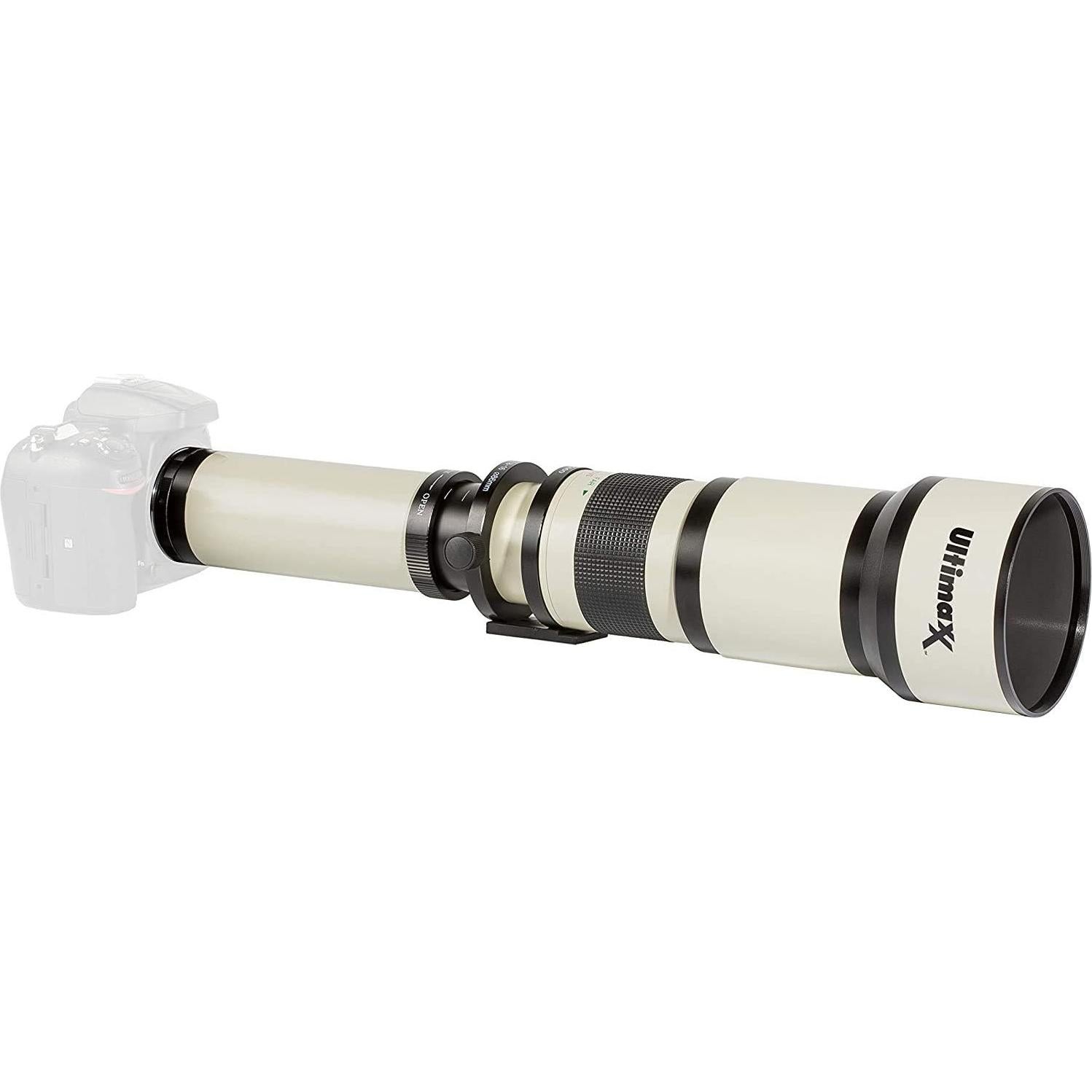 Lente Telefoto Ultimaxx 650-1300mm para Canon DSLR