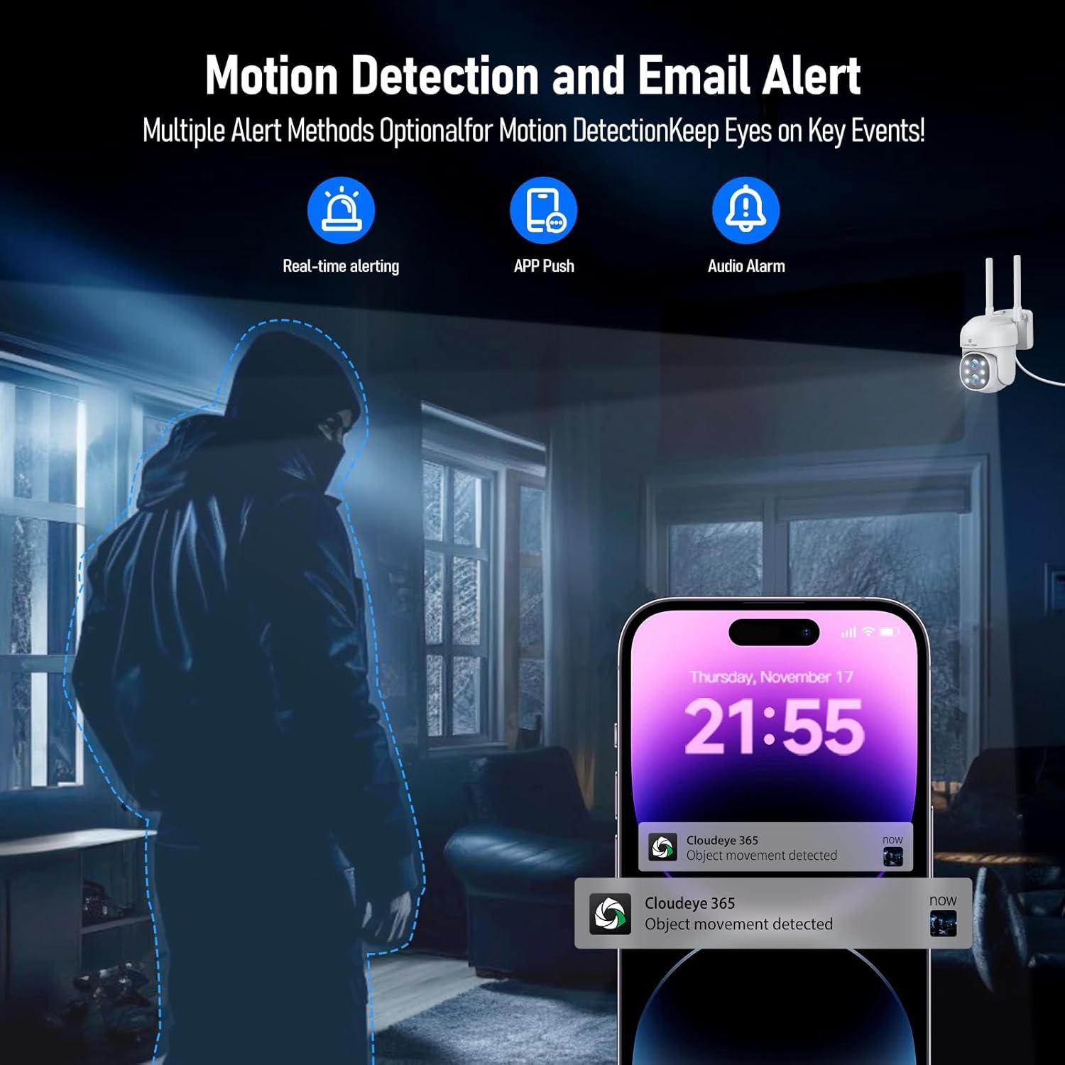 Sistema de Cámara de Seguridad Inalámbrica Camcamp 5MP NVR 10CH