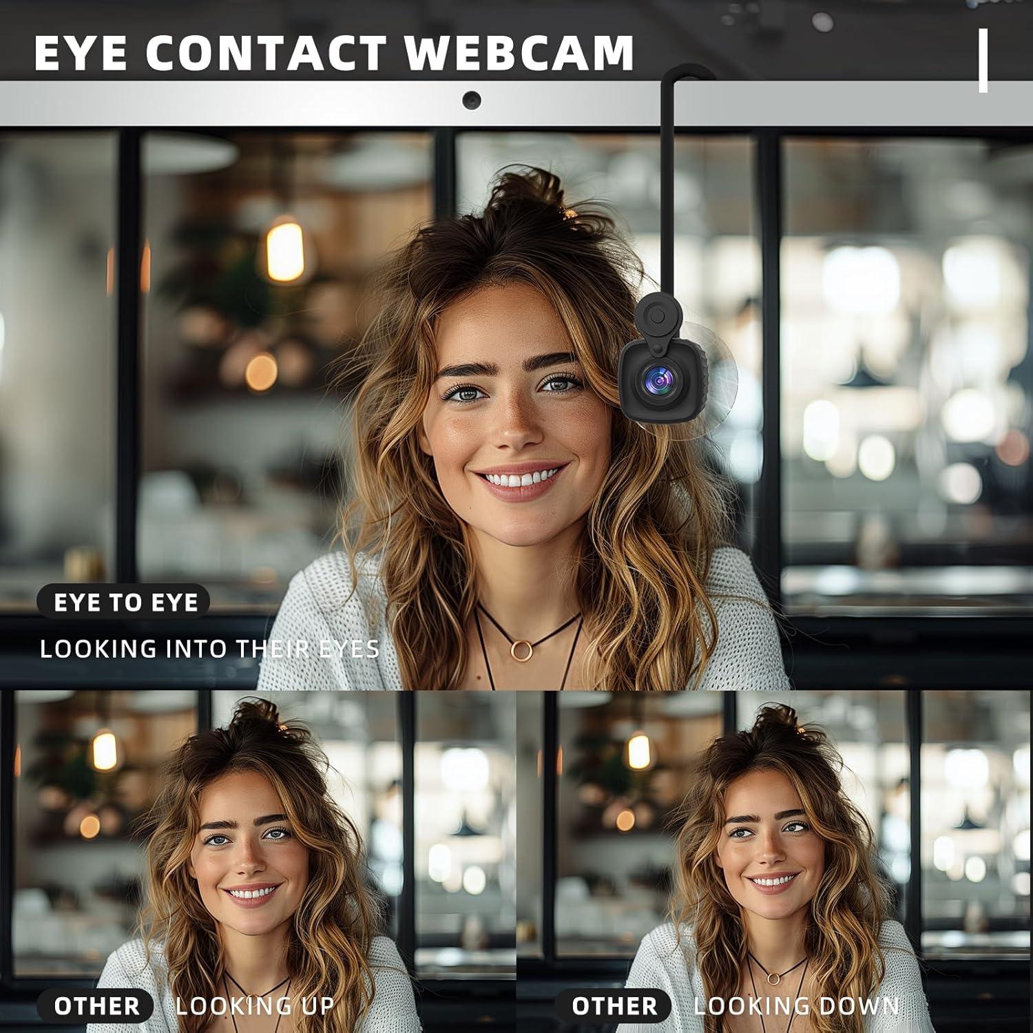 Cámara Web 4K PEATOP XP-E1014K con Micrófono y USB