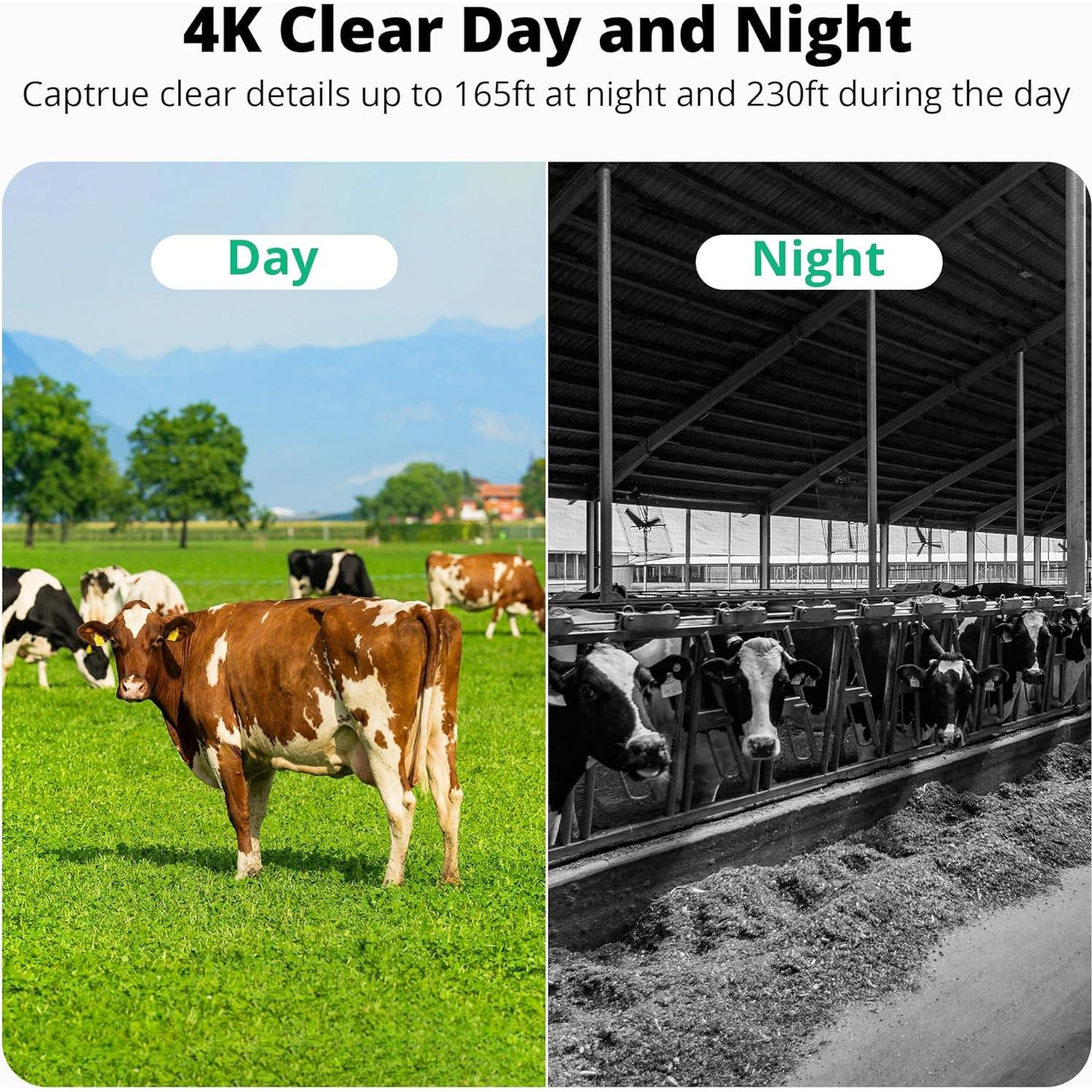 Cámara de Seguridad Solar 4G LTE Dragon Touch 4K 10x Zoom