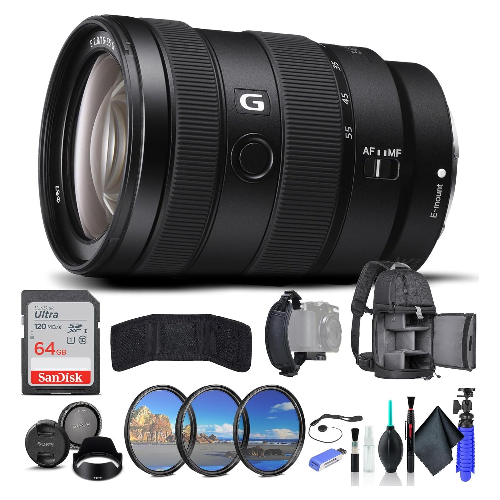 Lente Zoom Estándar Sony E 16-55mm F2.8 G SEL1655G