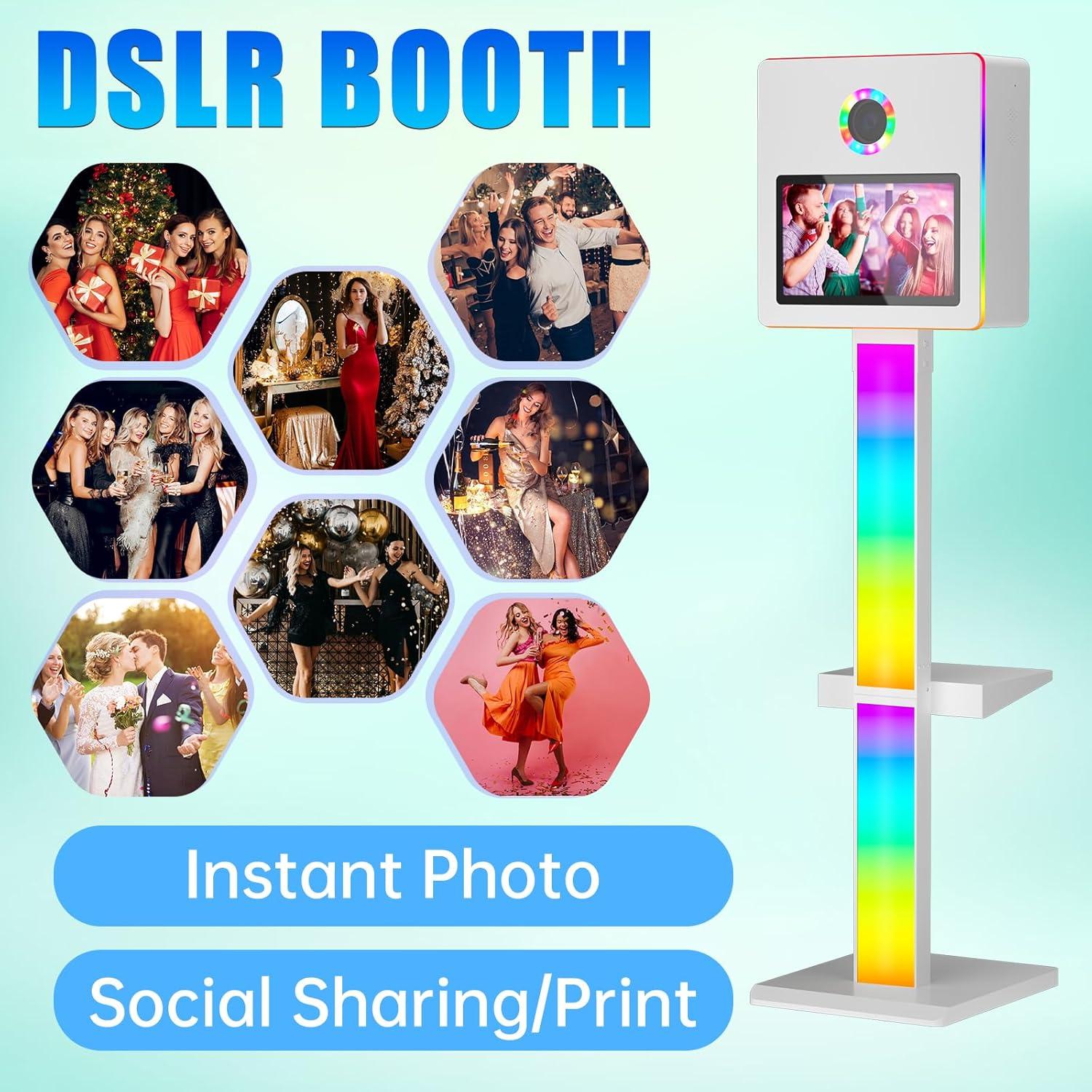 Cabina de Fotos Espejo Pikiu 15.6'' con Luz RGB y Estuche