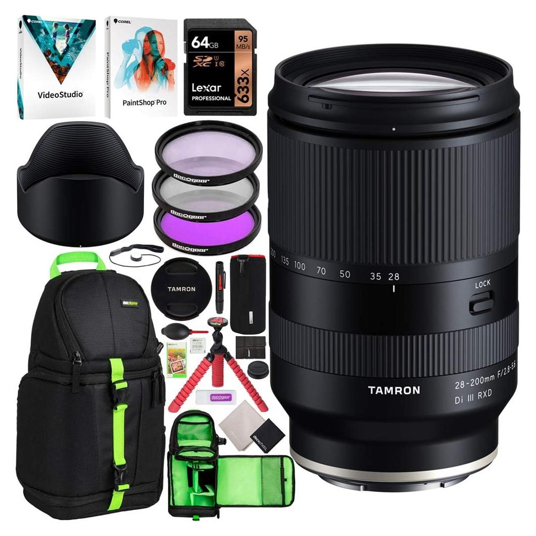 Lente Tamron 28-200mm F2.8-5.6 Di III RXD para Sony