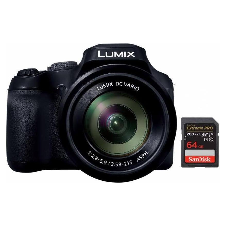 Cámara Compacta Panasonic LUMIX FZ80D 20-1200mm + Tarjeta 64GB