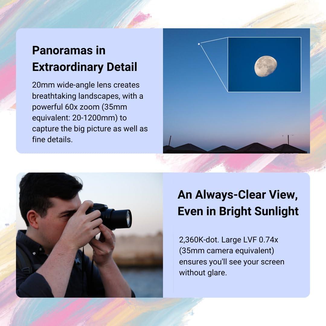 Cámara Compacta Panasonic LUMIX FZ80D 20-1200mm + Tarjeta 64GB