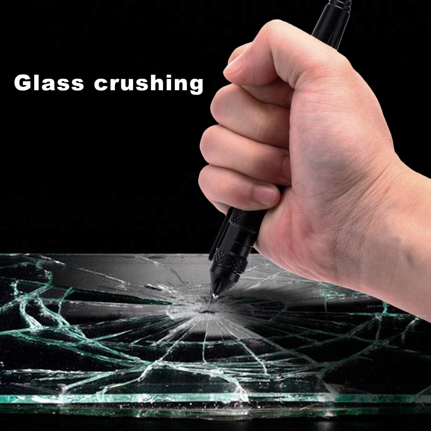 Juego de 2 Bolígrafos Tácticos Yizerel con 6 Recargas Negras