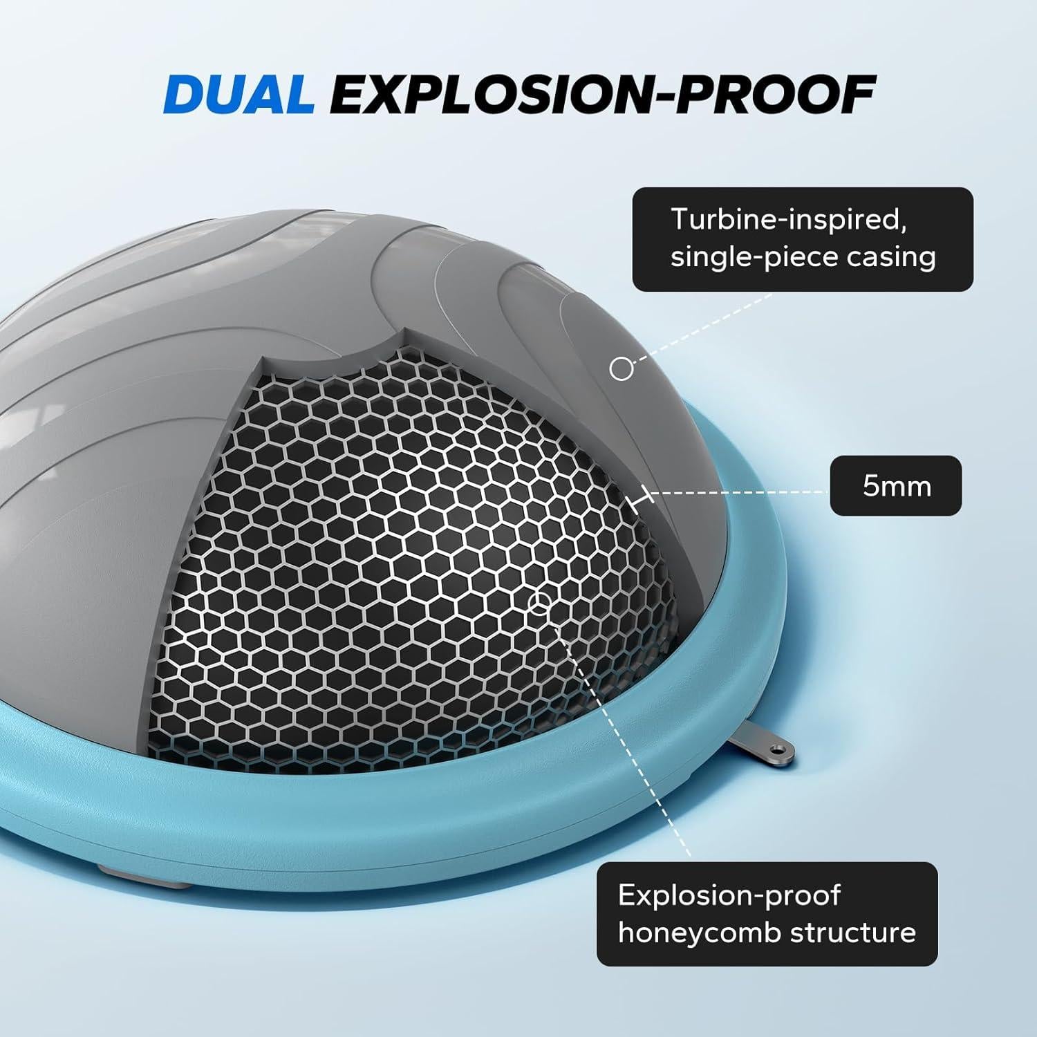 Entrenador de Bola de Equilibrio MERACH MR-2506WL 46cm Azul