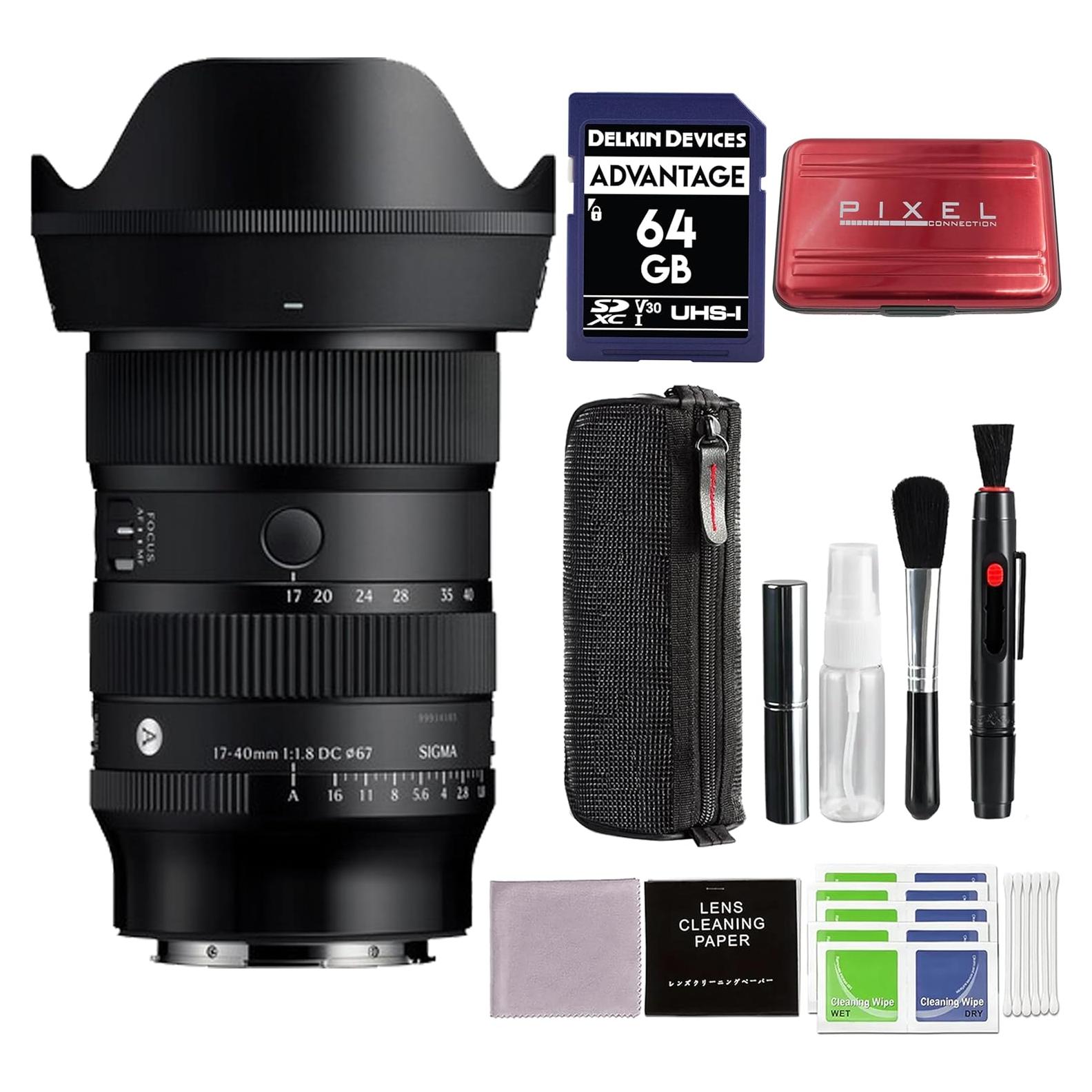 Lente Sigma 17-40mm f/1.8 DC Art para Montura L con Accesorios