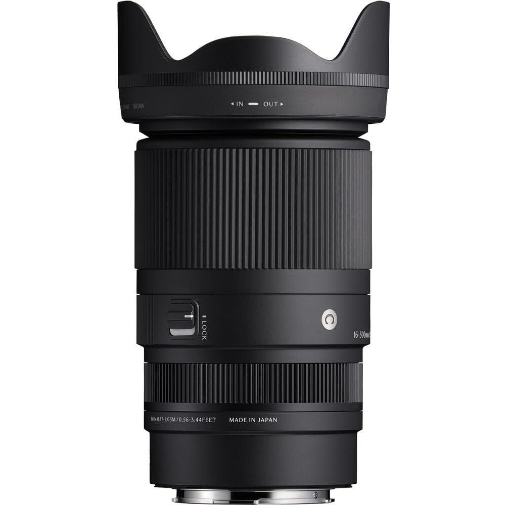 Lente Sigma 16-300mm f/3.5-6.7 DC OS para Sony E - Kit Completo