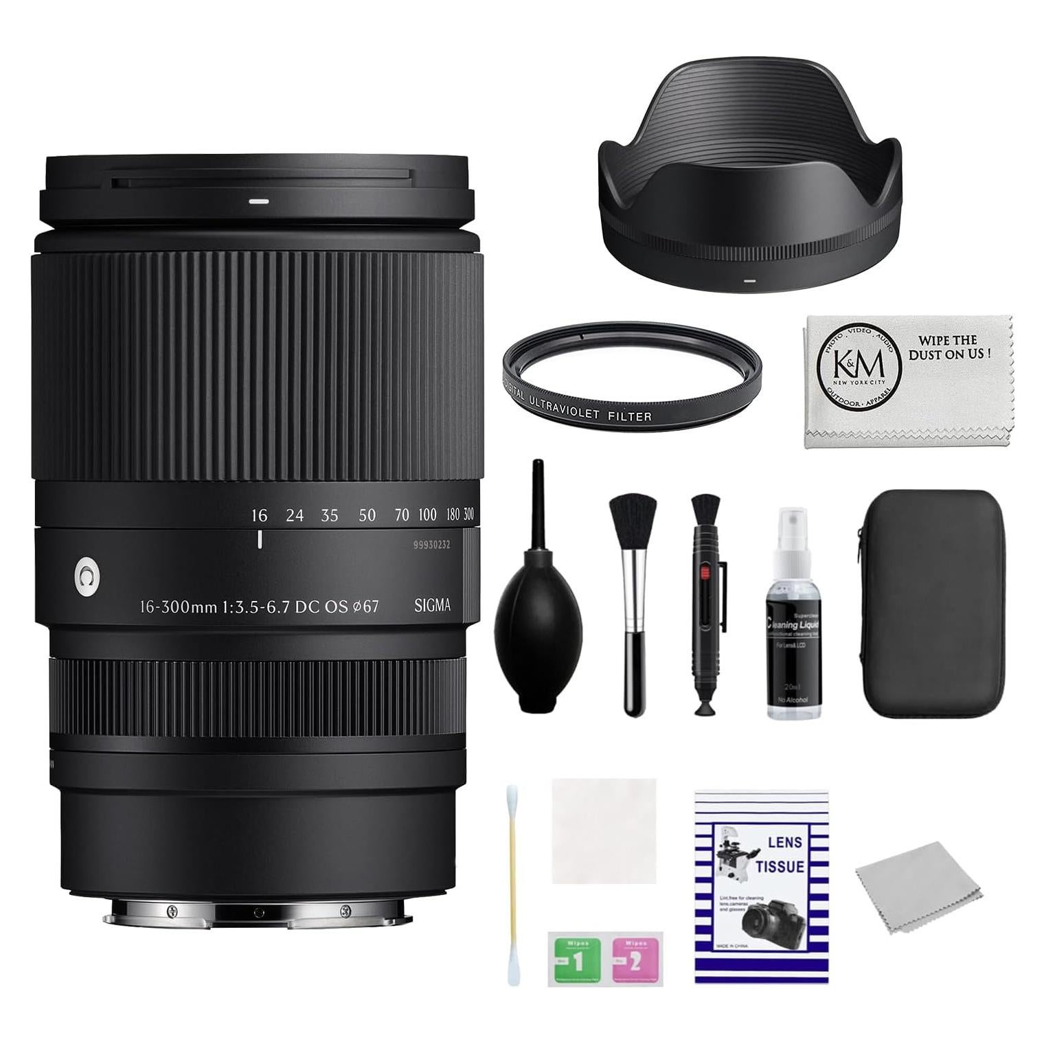 Lente Sigma 16-300mm f/3.5-6.7 DC OS para Canon RF + Kit