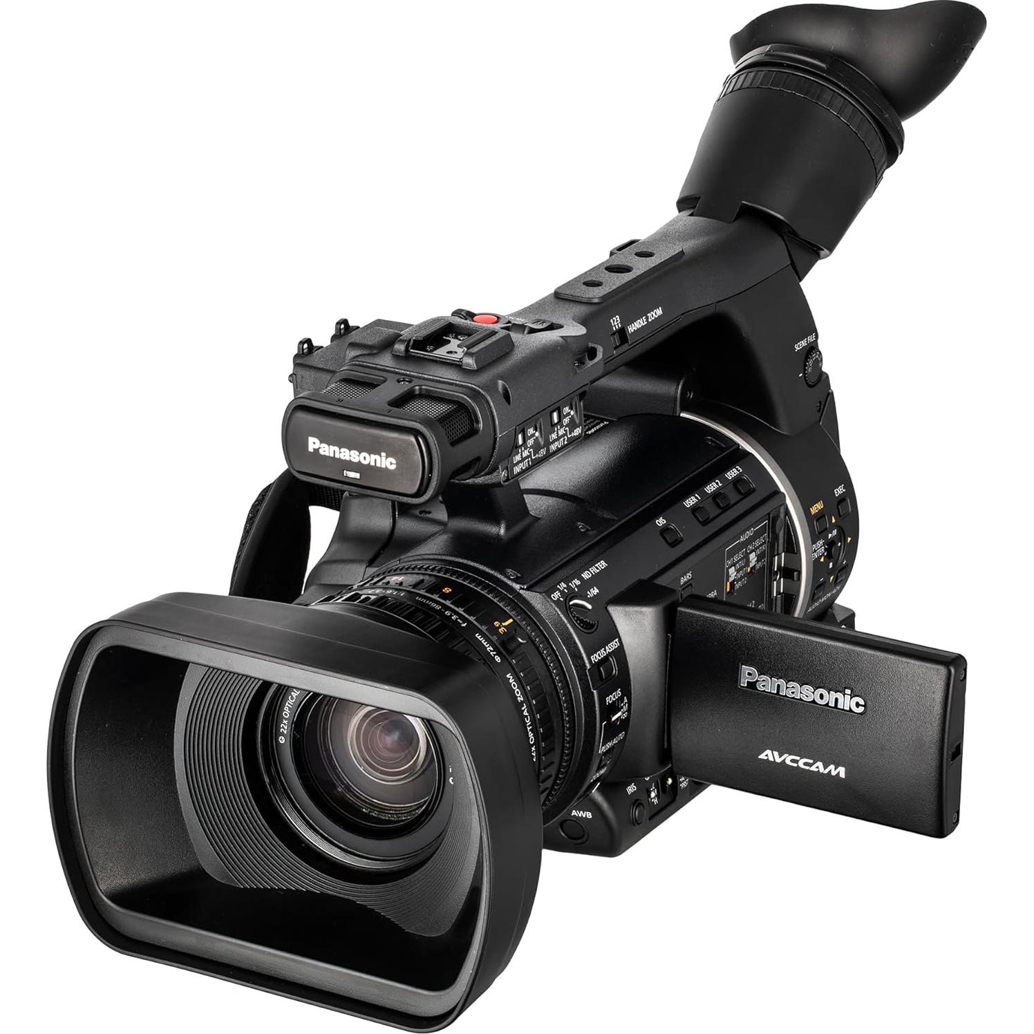 Cámara de video Panasonic AG-AC160 HD 22x 3MOS + 2x 128GB