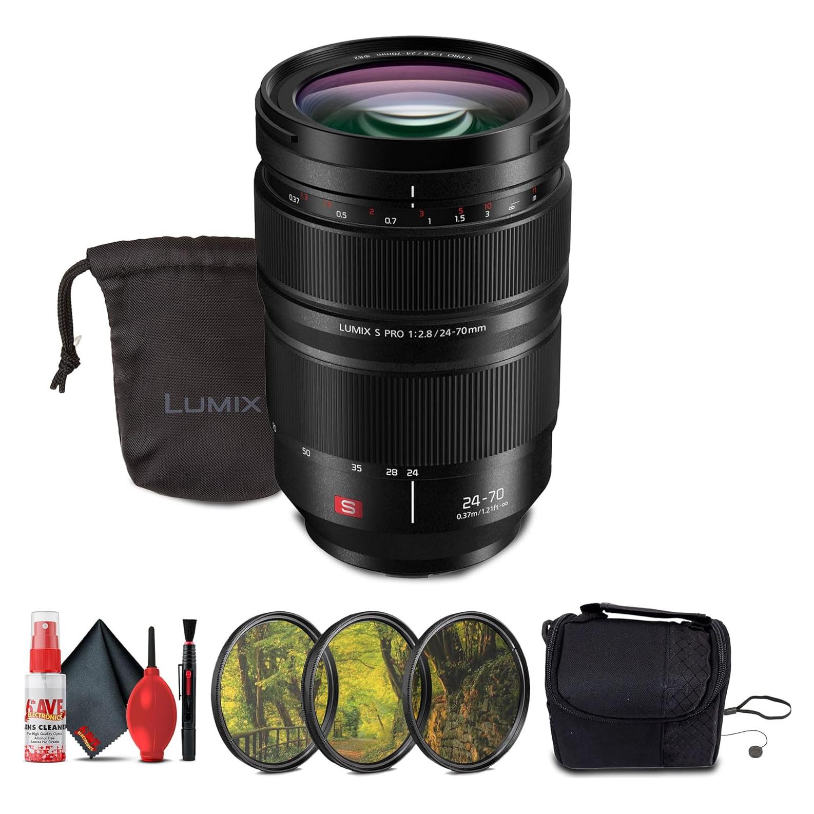 Objetivo Panasonic Lumix S Pro 24-70mm f/2.8 para cámaras L