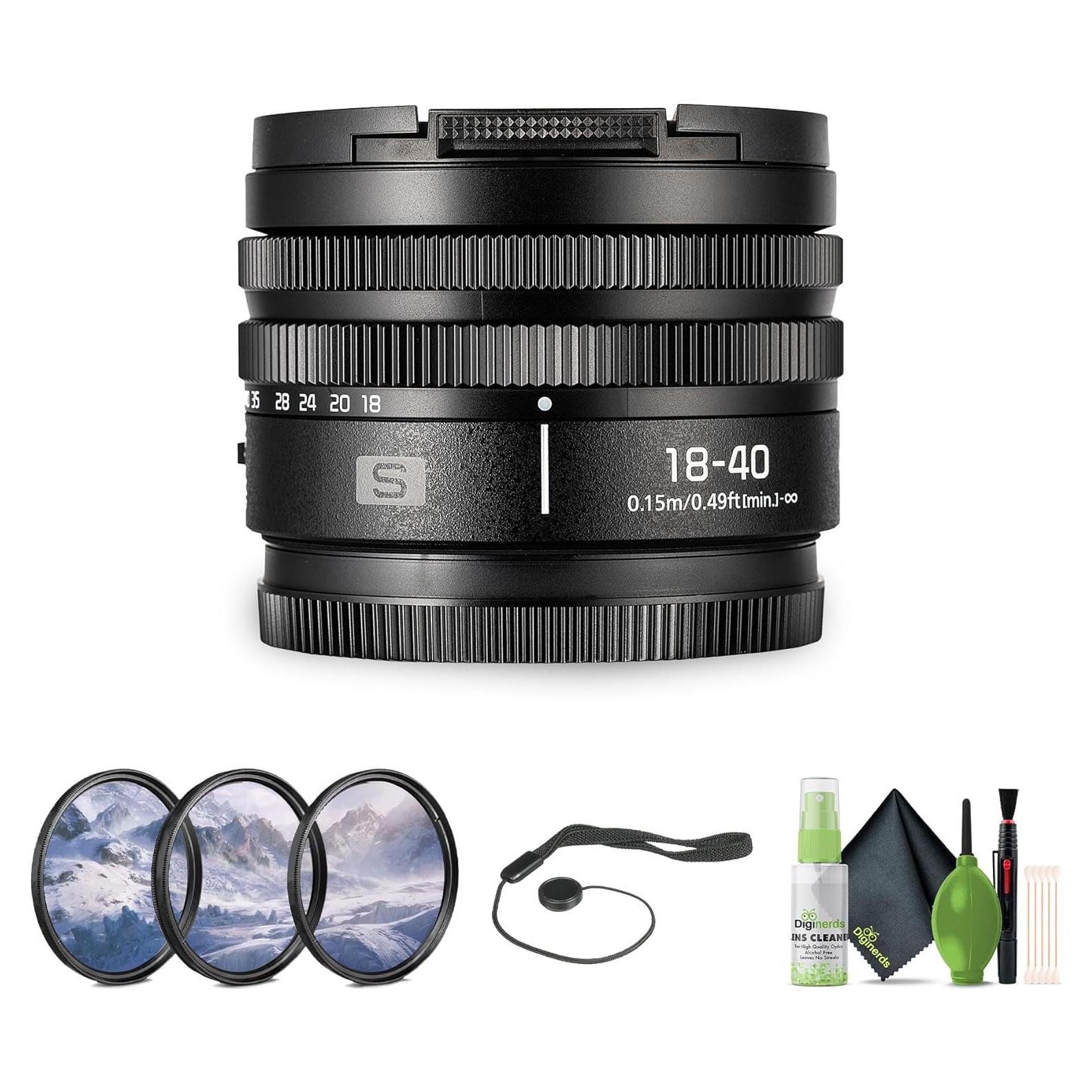 Lente Panasonic Lumix S 18-40mm f/4.5-6.3 + Filtros 62mm