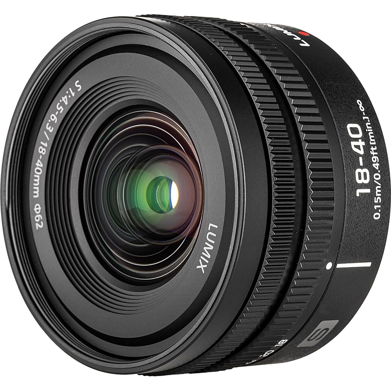 Lente Panasonic Lumix S 18-40mm f/4.5-6.3 + Filtros 62mm