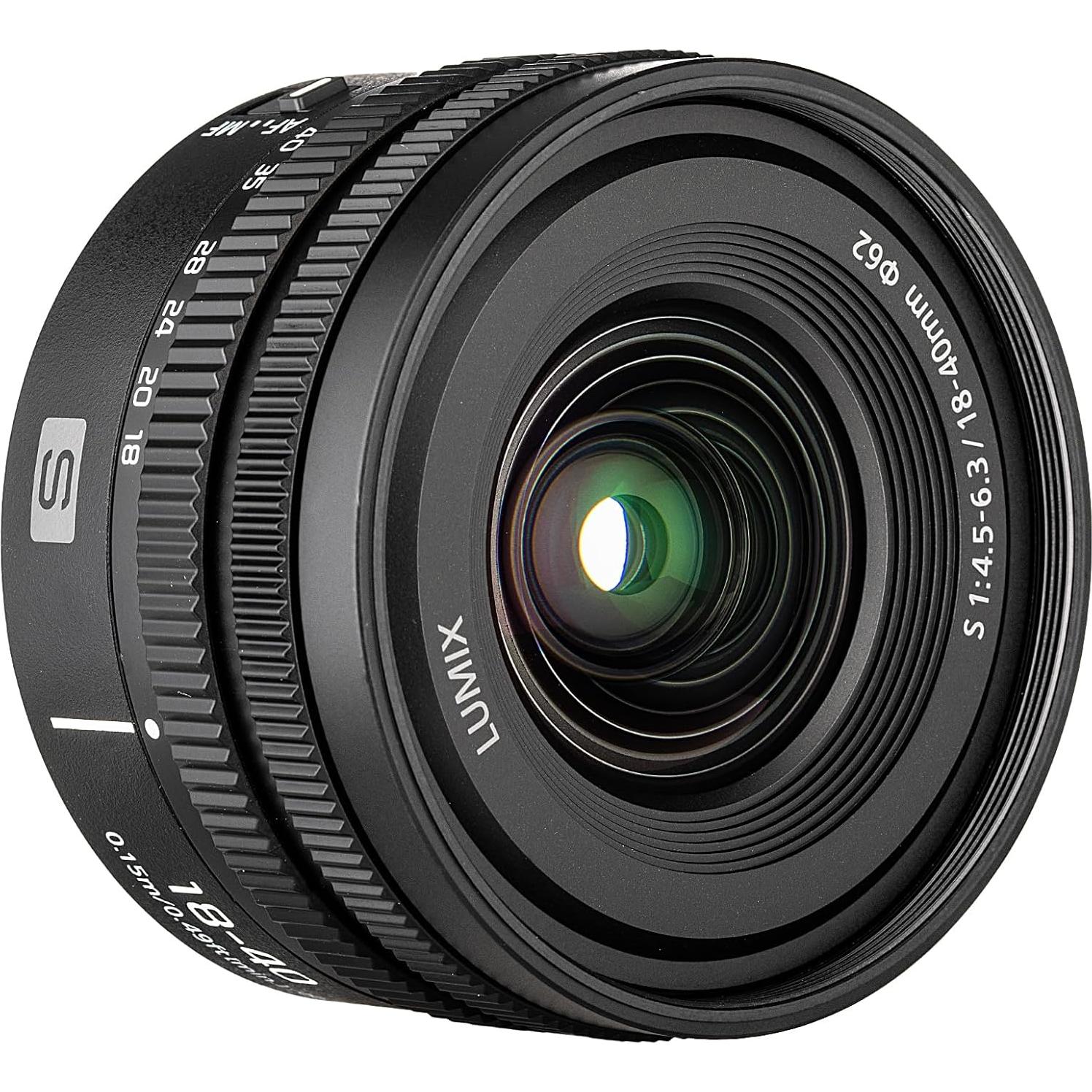 Lente Panasonic Lumix S 18-40mm f/4.5-6.3 + Filtros 62mm