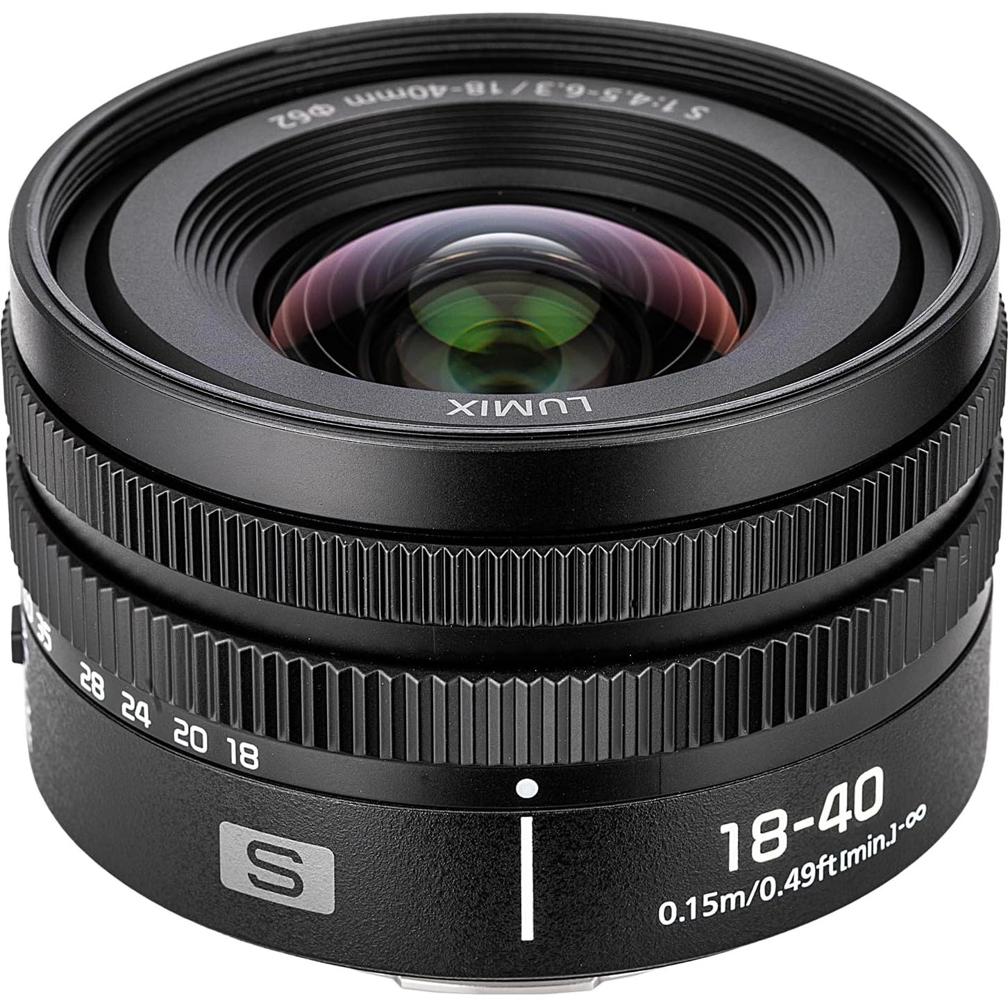 Lente Panasonic Lumix S 18-40mm f/4.5-6.3 + Filtros 62mm