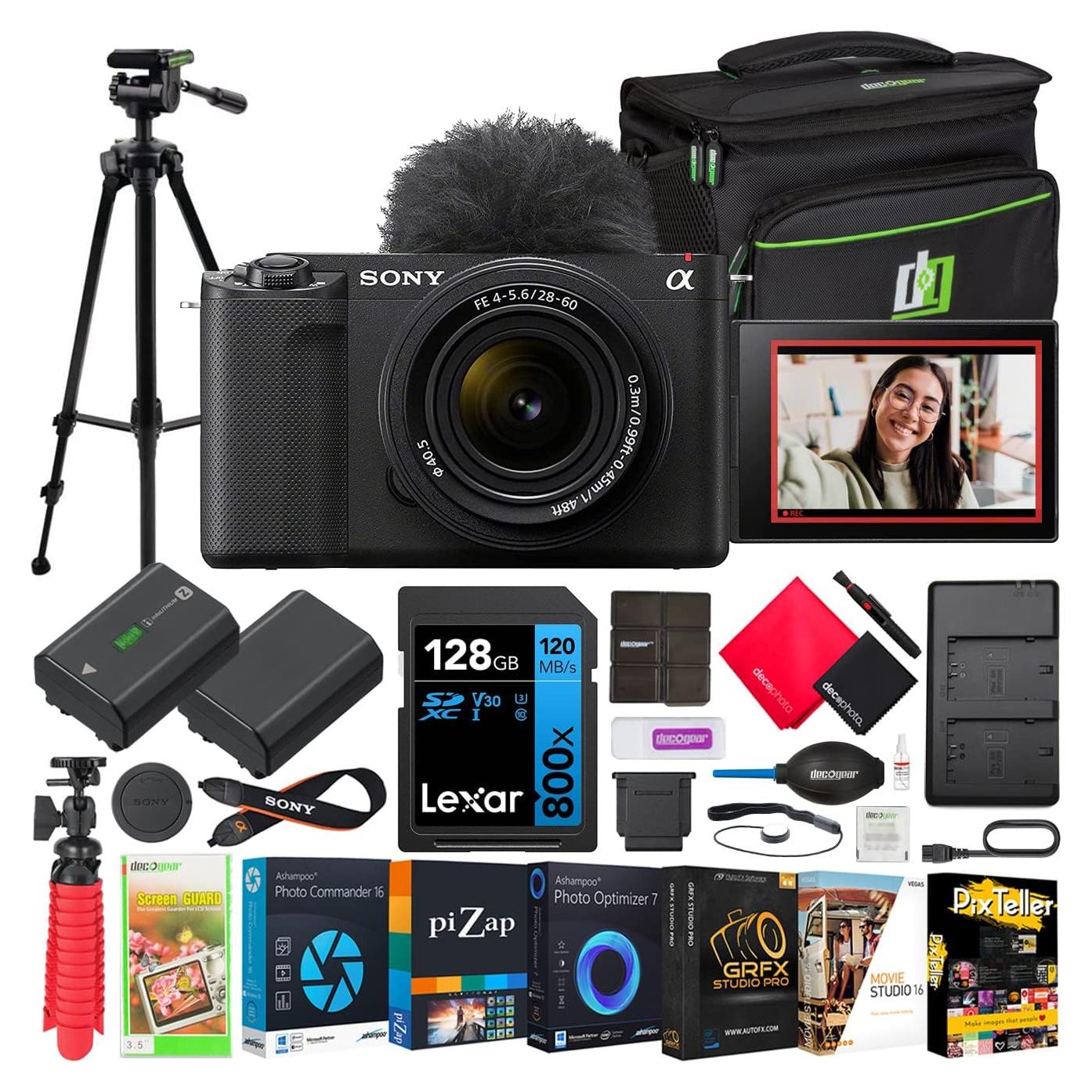 Cámara Vlog Sin Espejo Sony Alpha ZV-E1 12.1MP + Lente 28-60mm