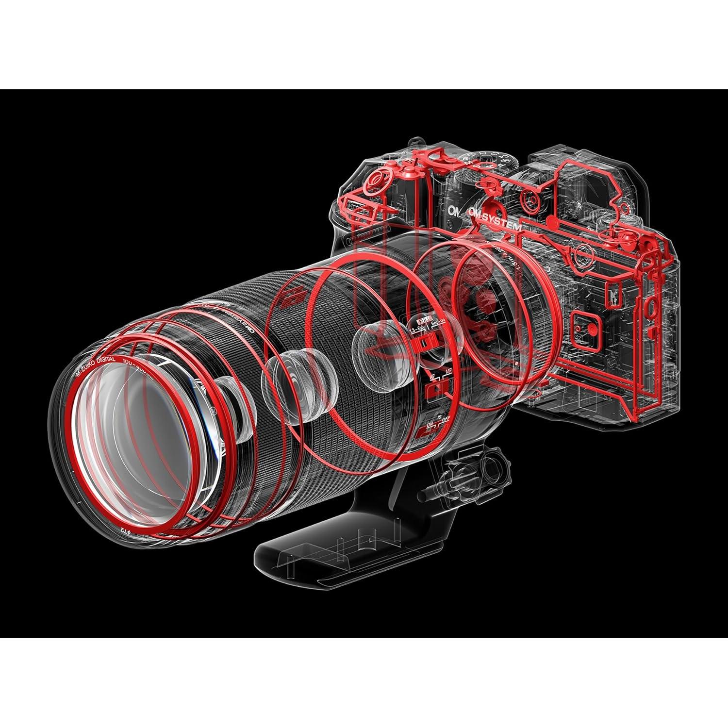 Lente Telefoto OM System M.Zuiko 100-400mm F5.0-6.3 IS II