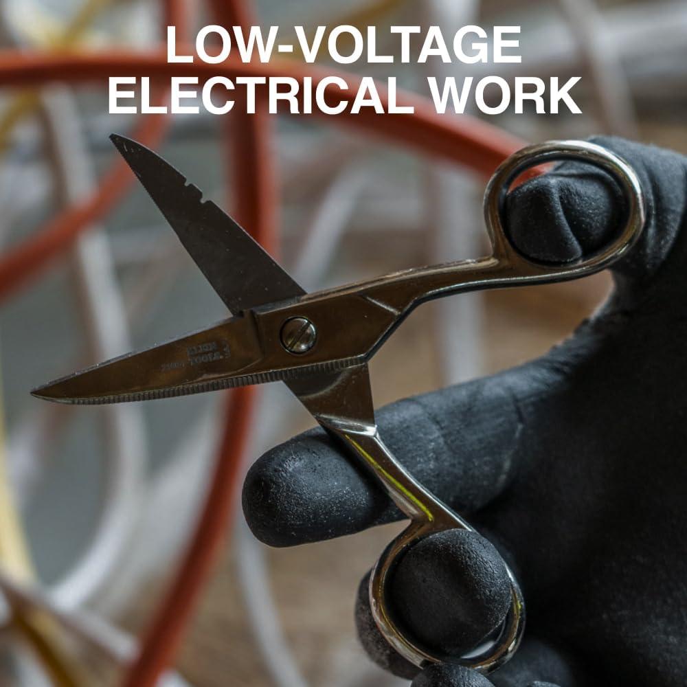 Tijeras de Electricista Klein Tools 2100-7, 13.34 cm, Niqueladas