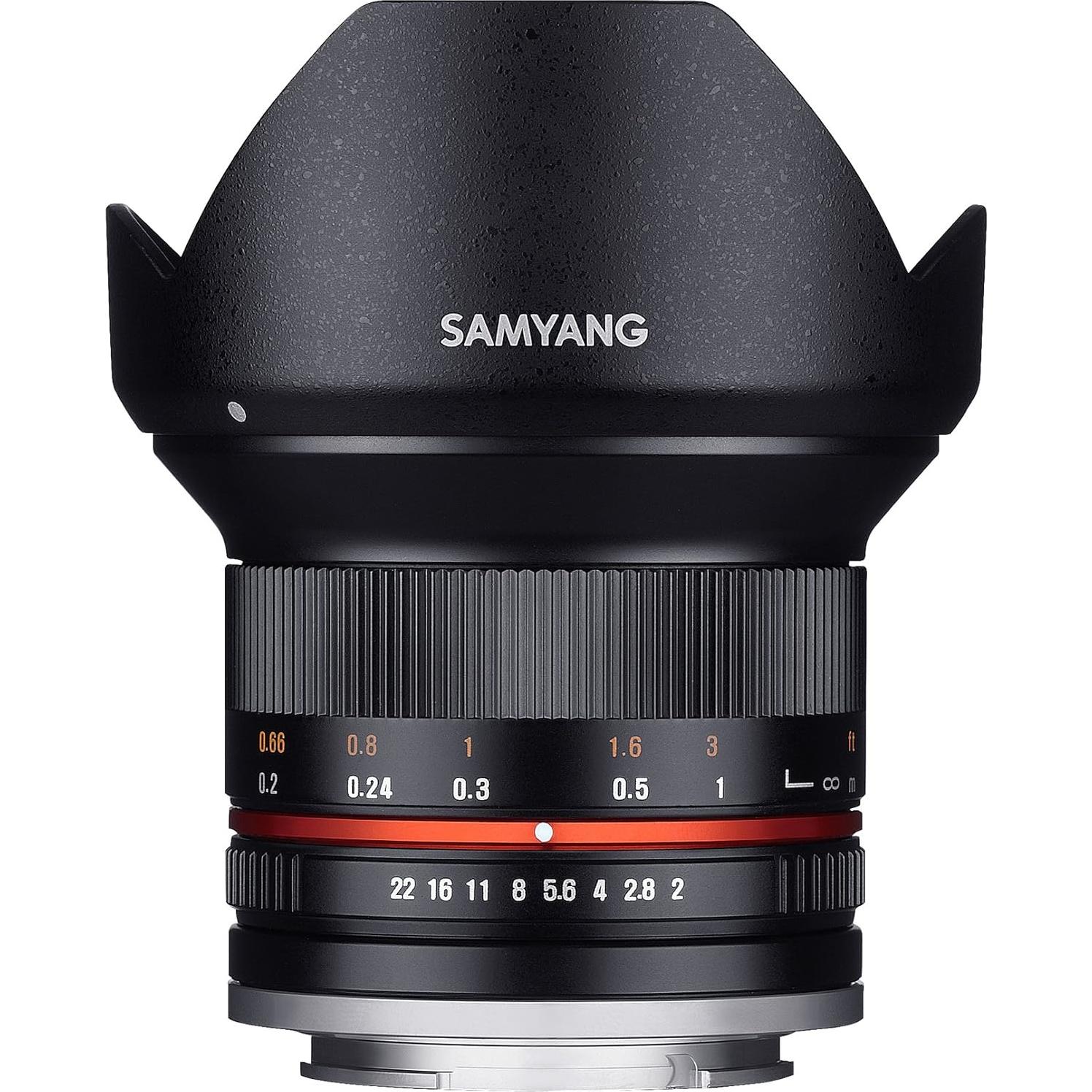 Lente Ultra Gran Angular Samyang 12mm F2.0 para Fujifilm X