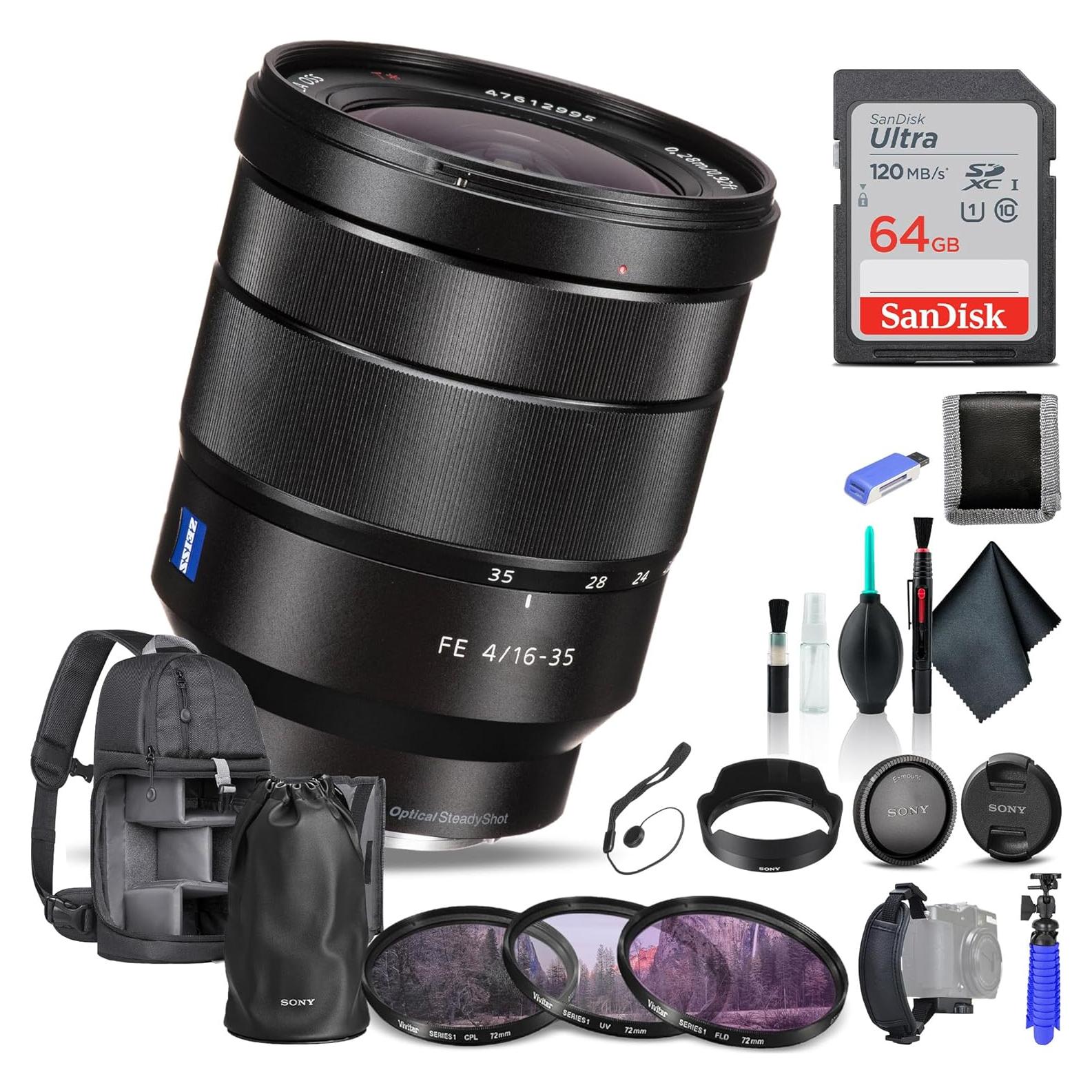 Lente Gran Angular Zoom Sony Vario-Tessar T FE 16-35mm F4