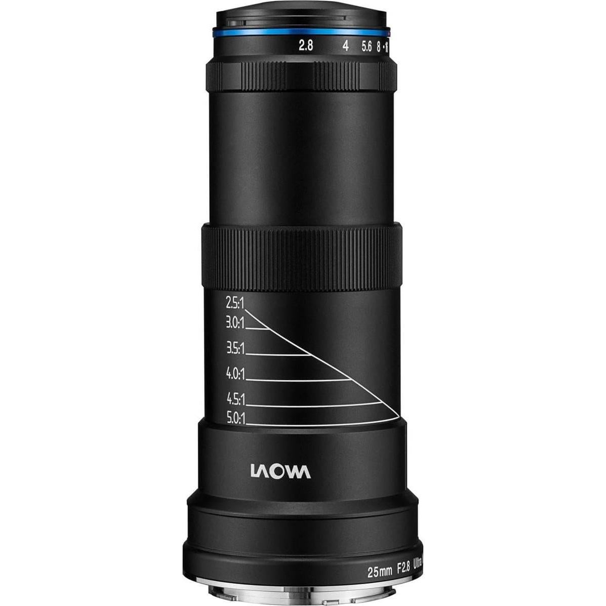 Lente Macro Laowa 25mm f/2.8 2.5-5X para SLR Pentax