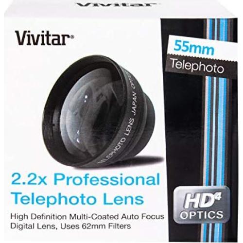Lente Zoom Telefoto Vivitar 18-55mm f/1.2 Negro