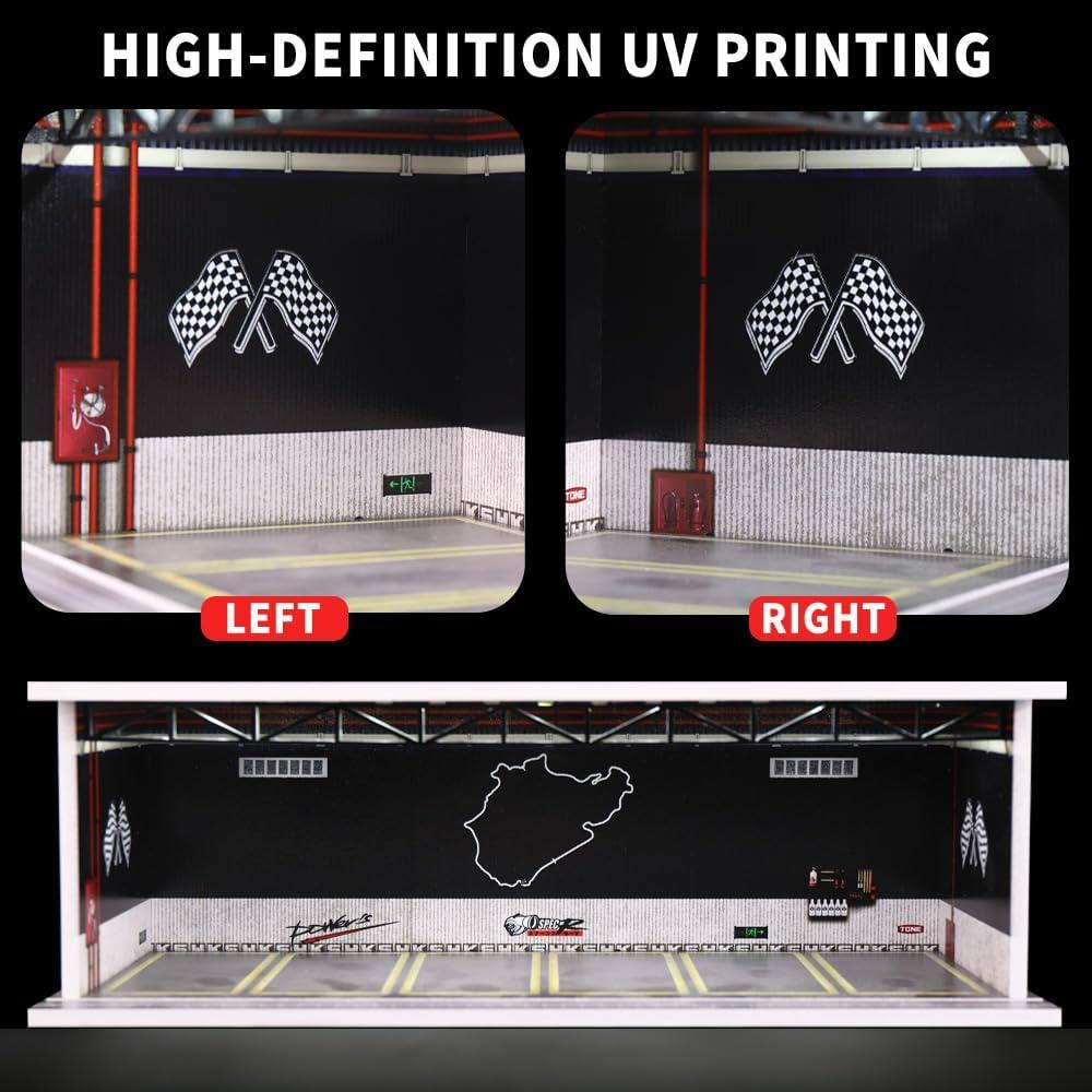 Estuche de exhibición G-FANS para Hot Wheels 1:64 con LED