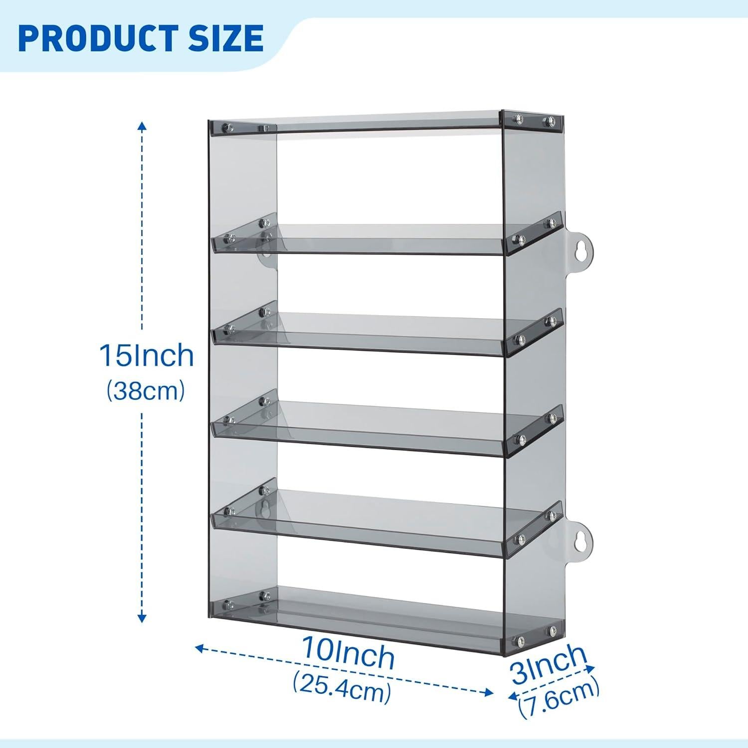 Estuche de Exhibición Acrílico KISLANE para 48 Coches Juguete