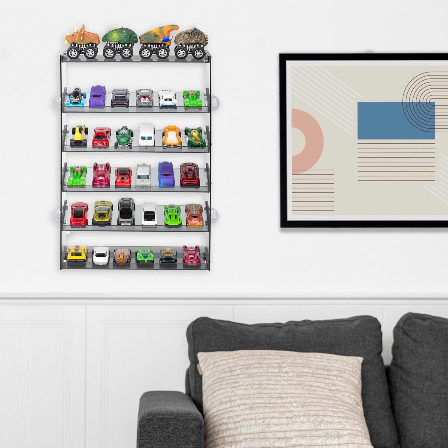 Estuche de Exhibición Acrílico KISLANE para 48 Coches Juguete